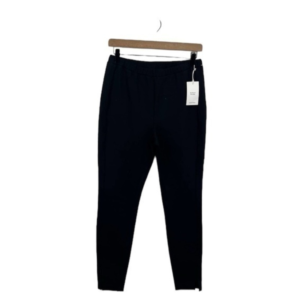 NWT Nordstrom Black Comfort Leggings Back Pockets Career  Size Large